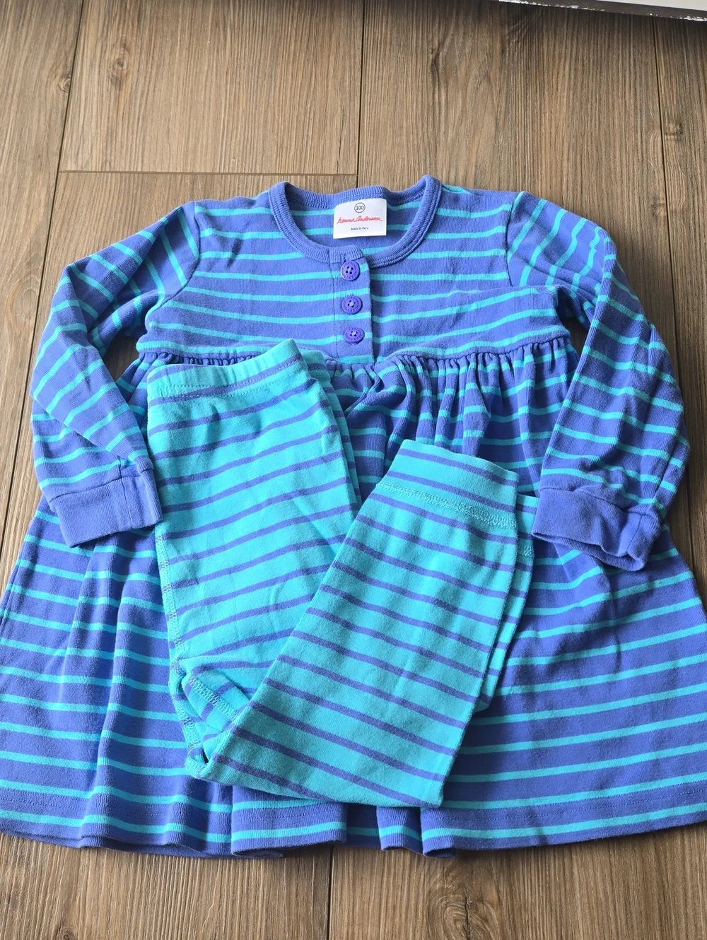 Hanna Andersson Dress And Leggings Set